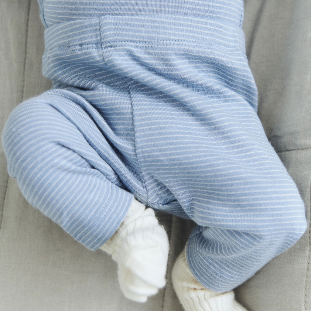 Wheat Pil slå-om Body L/S - Faded blue stripe