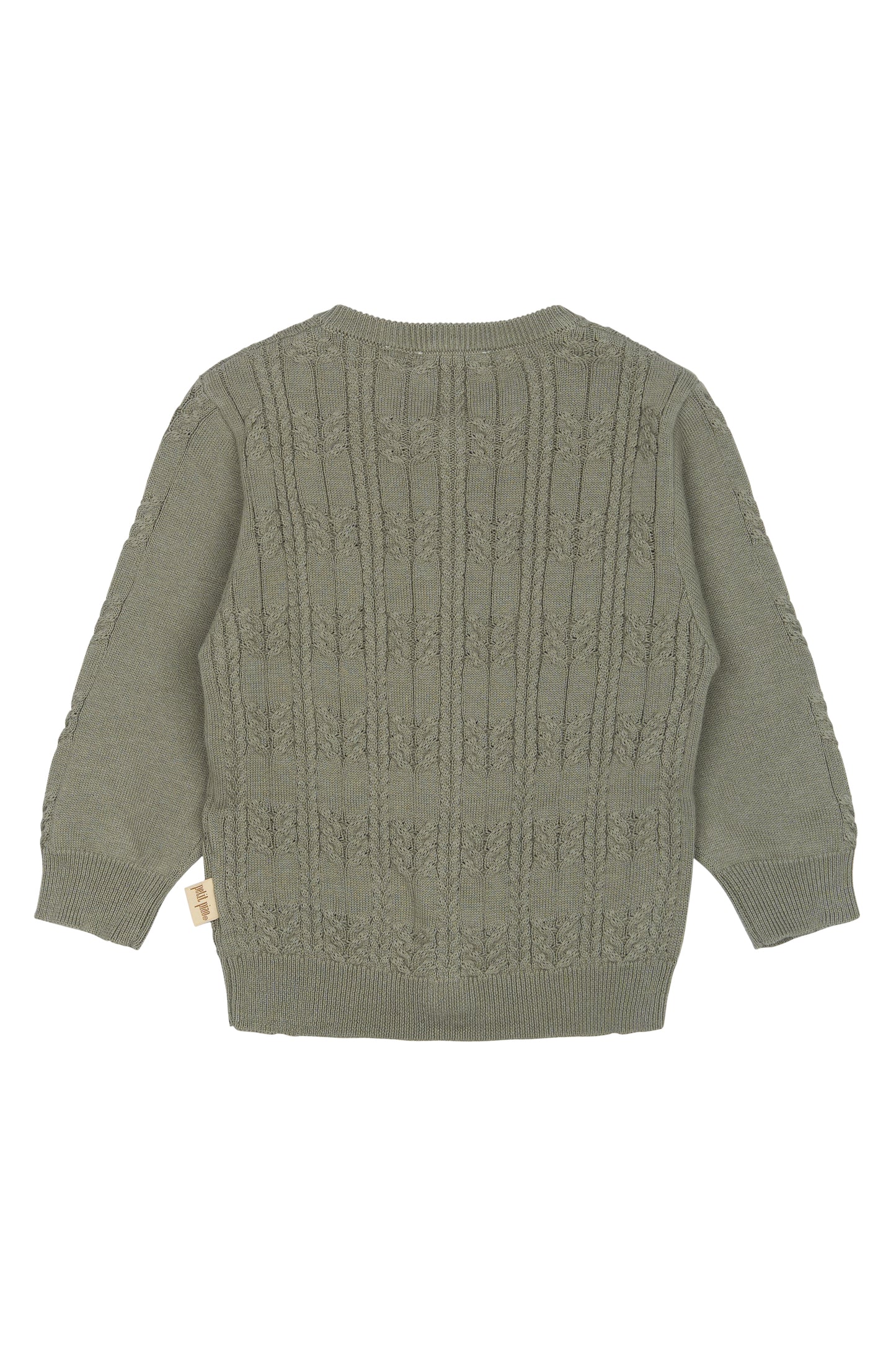Petit Piao Dor strik Cardigan - Dusty Moss