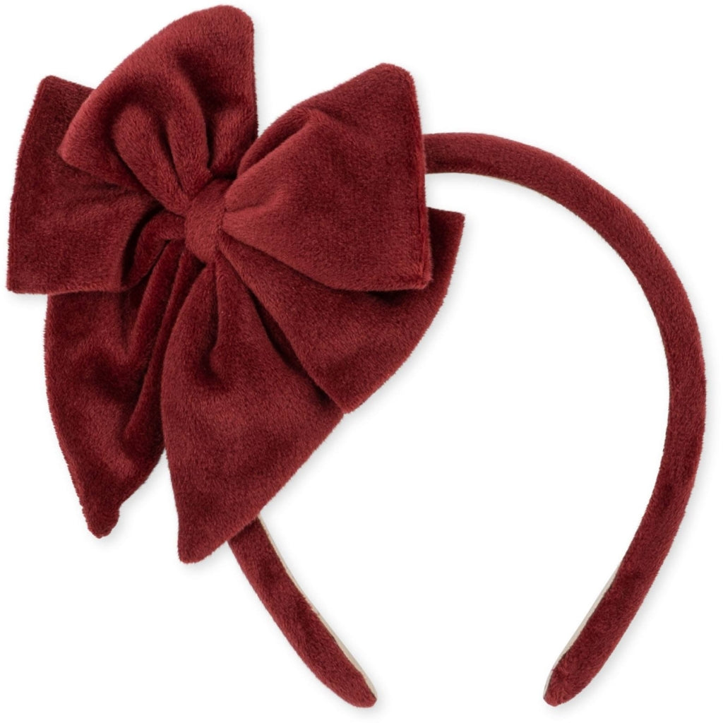 Konges Sløjd VELVET Jule pandebånd - Jolly Red