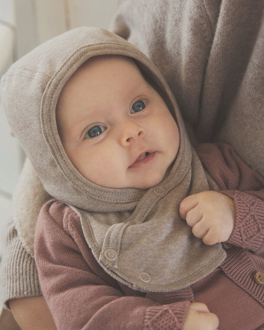 Huttelihut rib Balaclava Bomuld - Savannah Melange