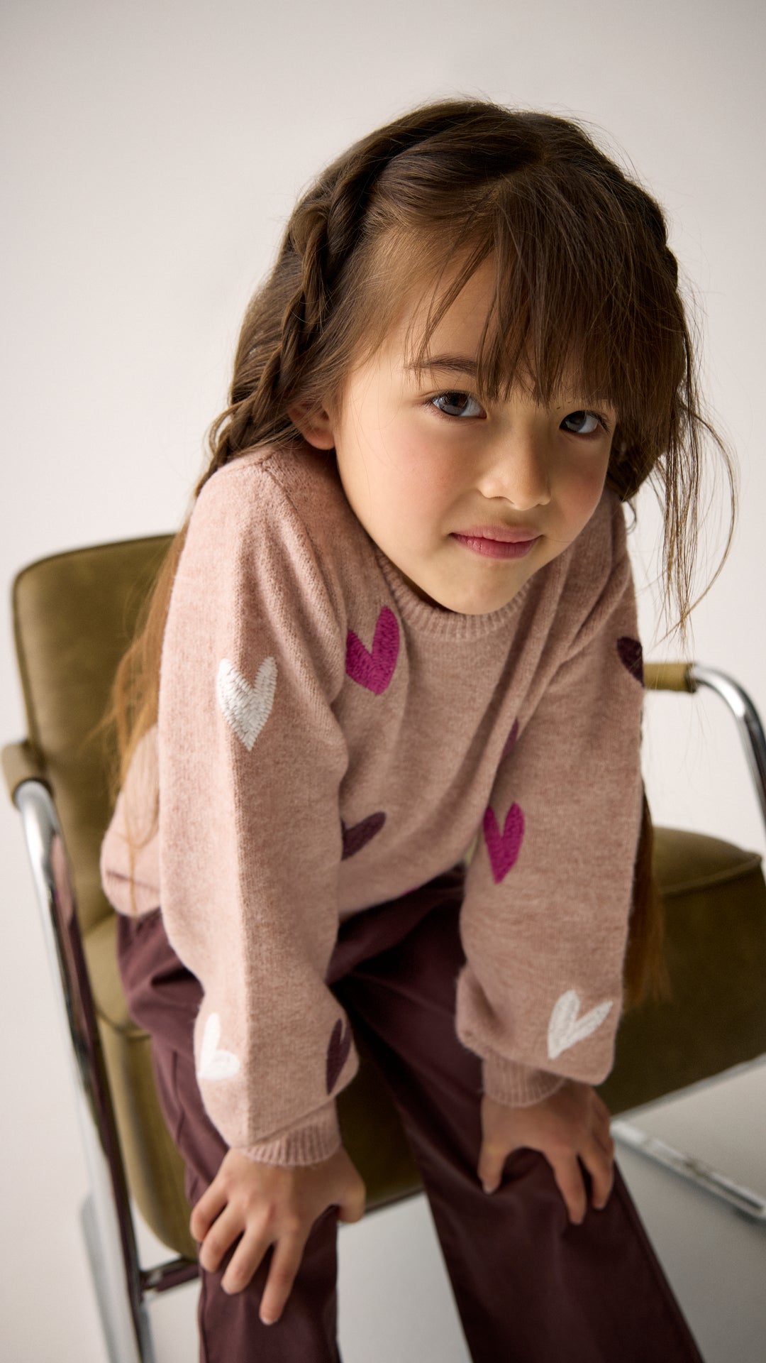 Minymo Strik bluse - Fawn