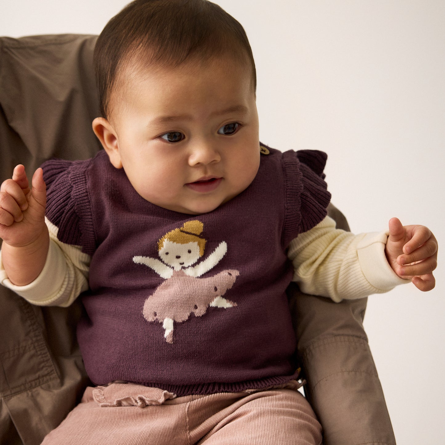 Minymo strik Vest - Huckleberry
