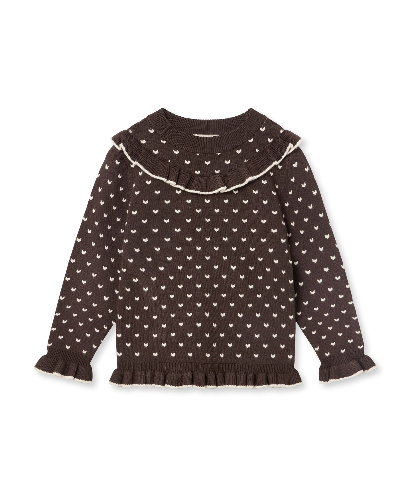 Fliink FAME CONTRAST BLOUSE - COFFEE BEAN / SANDSHELL