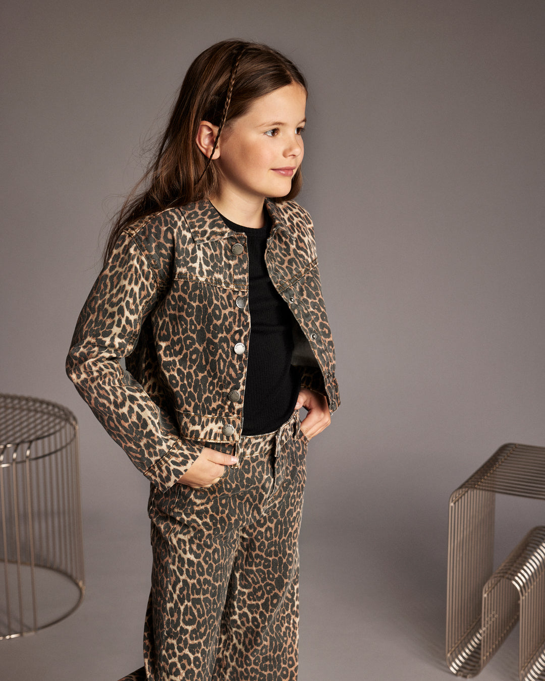 Creamie Leo Jacket - Brown Leo