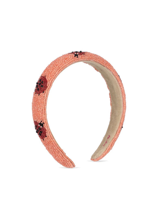 Konges Sløjd Hårbøjle med perler - mariehøne