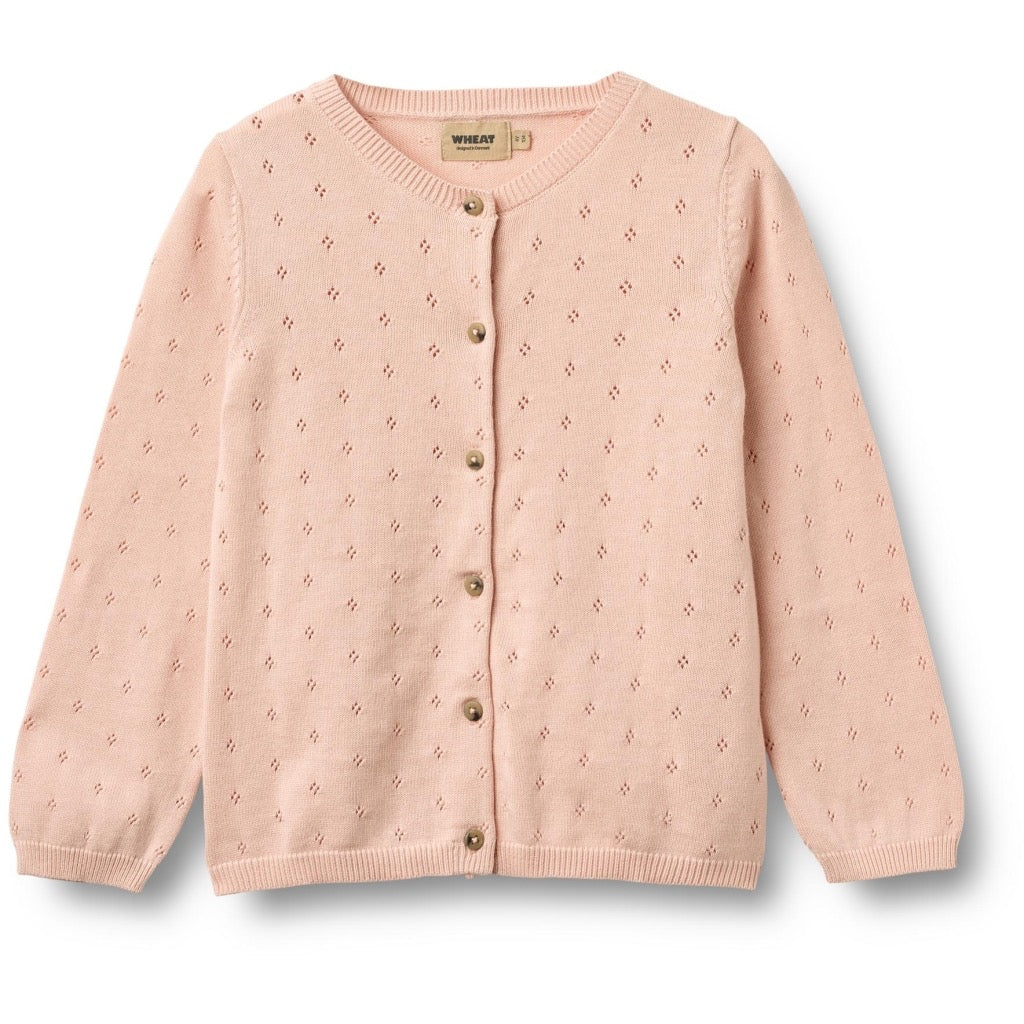 Wheat Maia Strik Cardigan - Powder