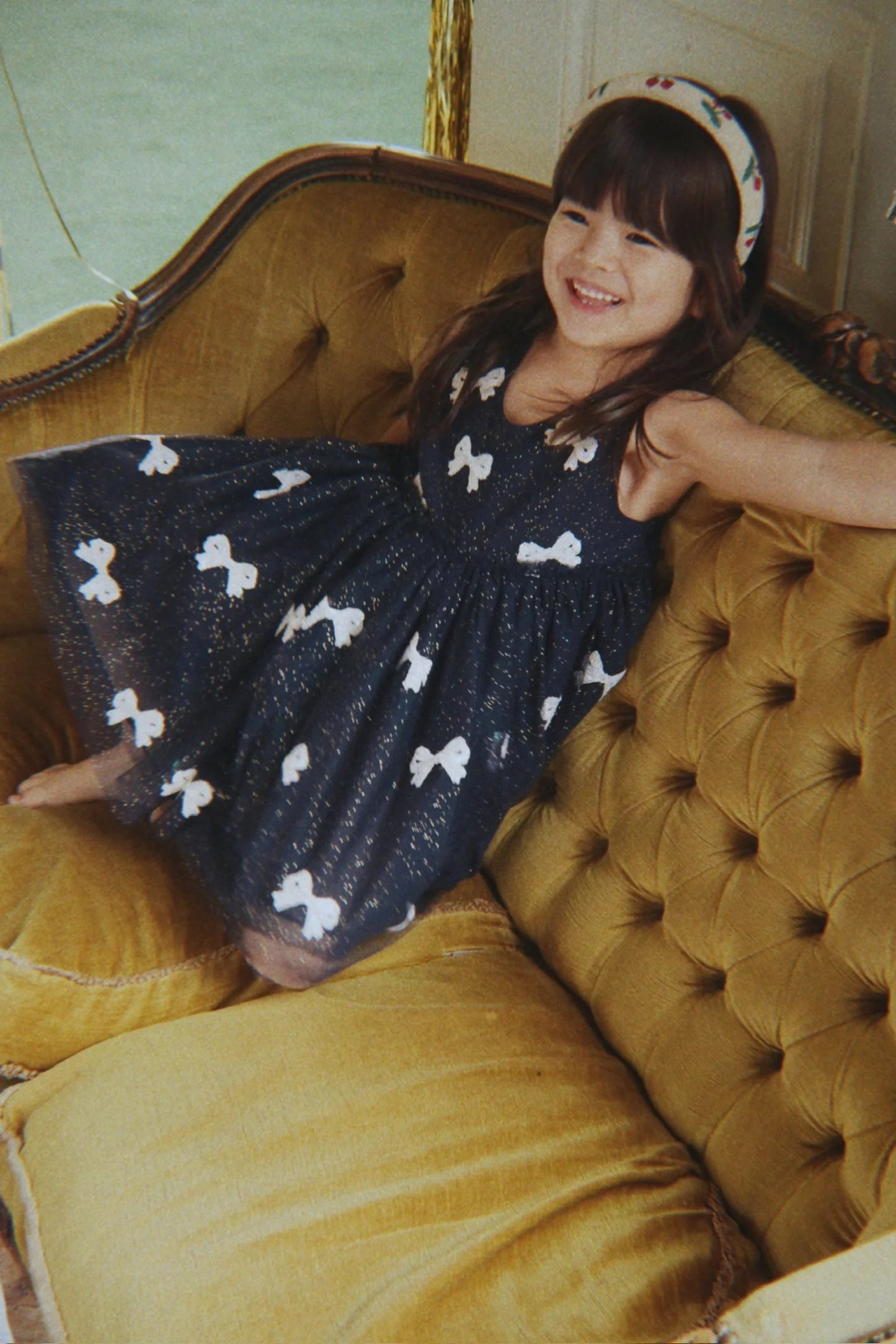 Konges Sløjd  Hårbøjle med perler - Cherry