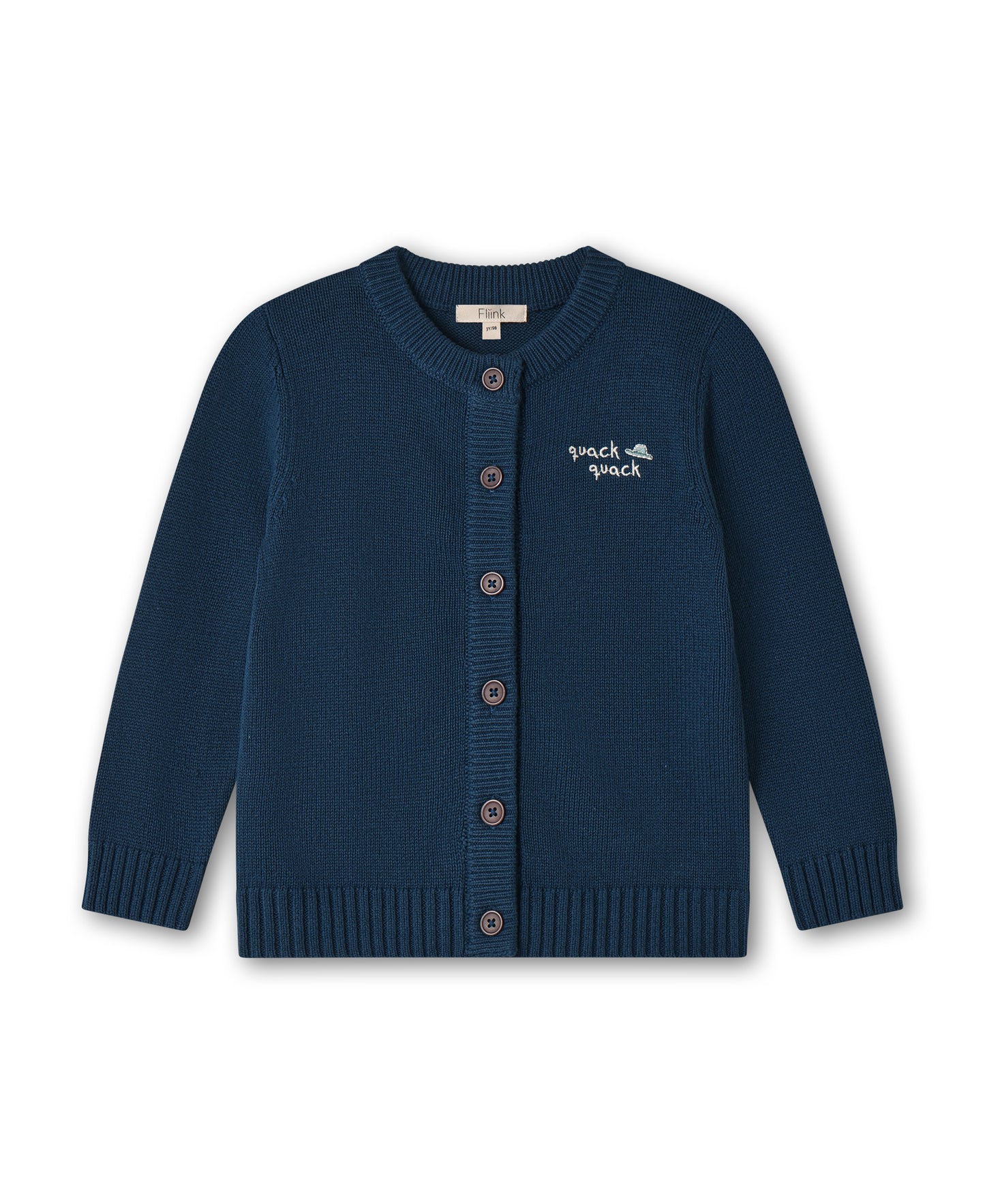 Fliink Mahdi strik Cardigan - Insignia Blue