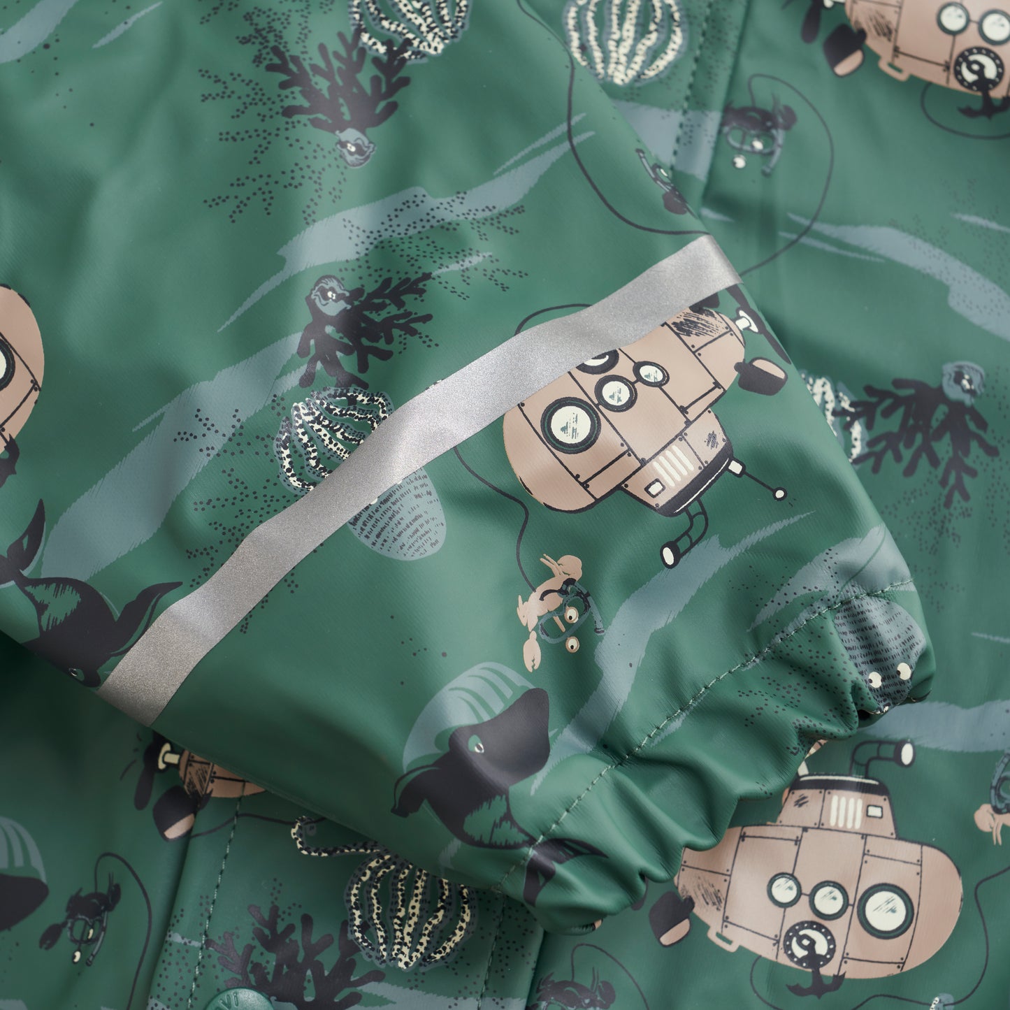 Celavi Regndragt med foer - Smoke Pine