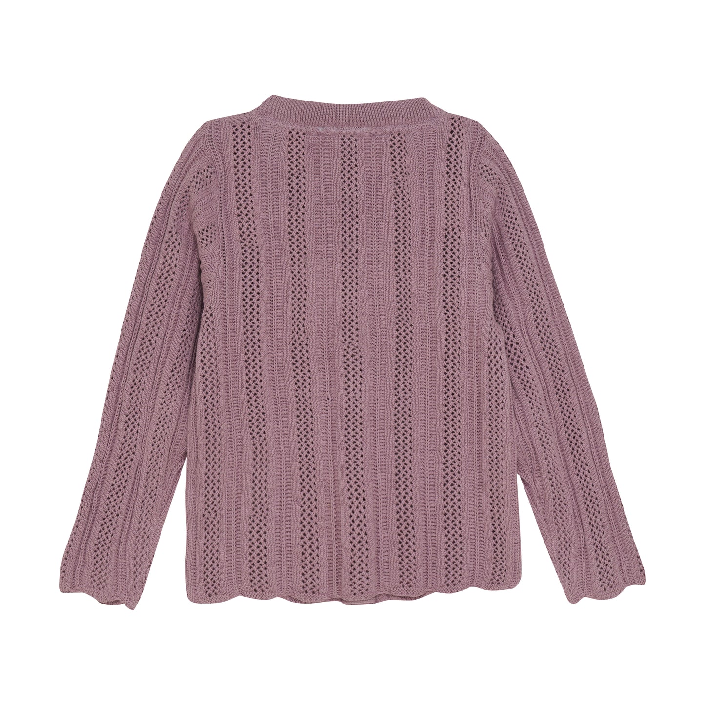Minymo Strickcardigan LS - Elderberry