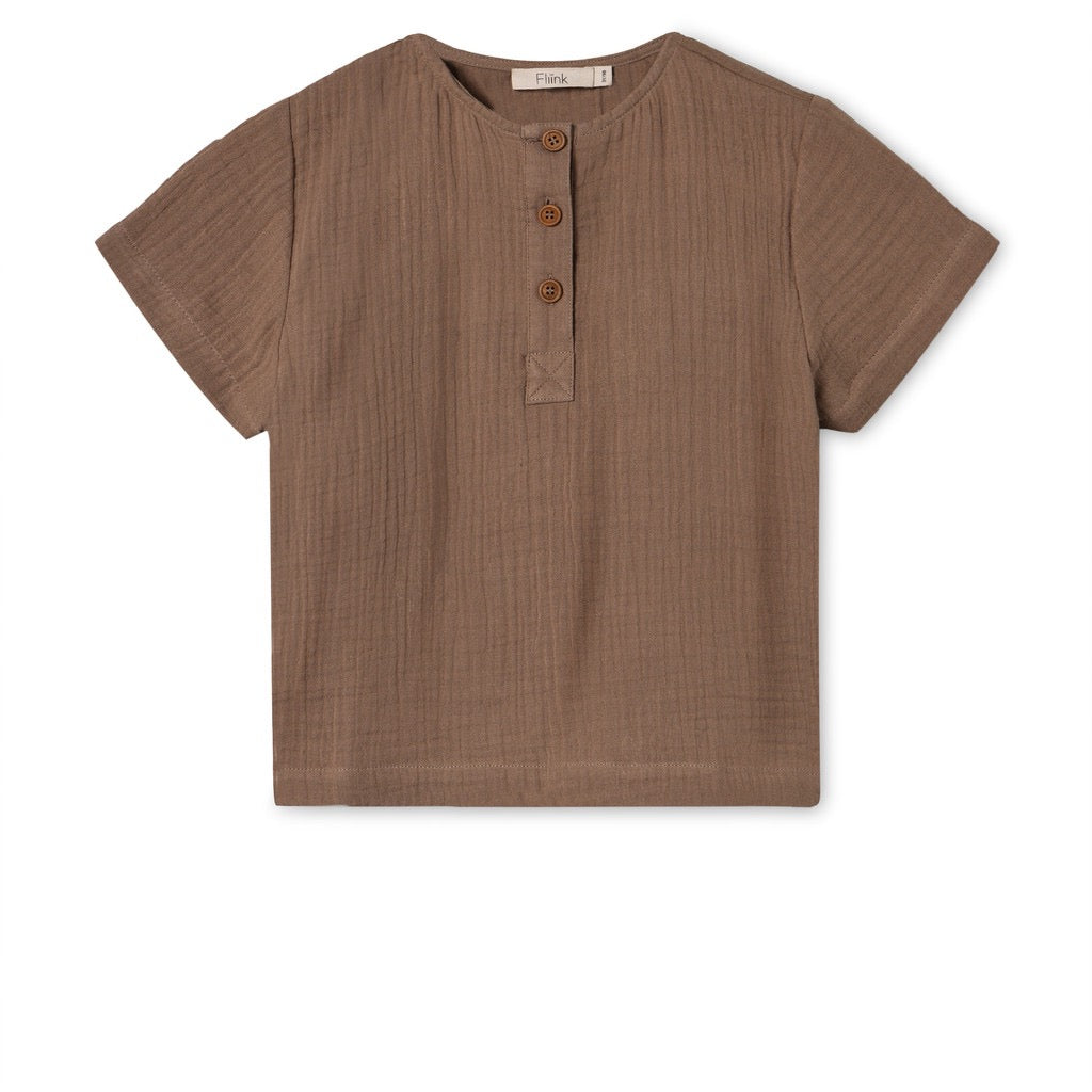 Fliink Cha Cha T-shirt SS - Pine Bark