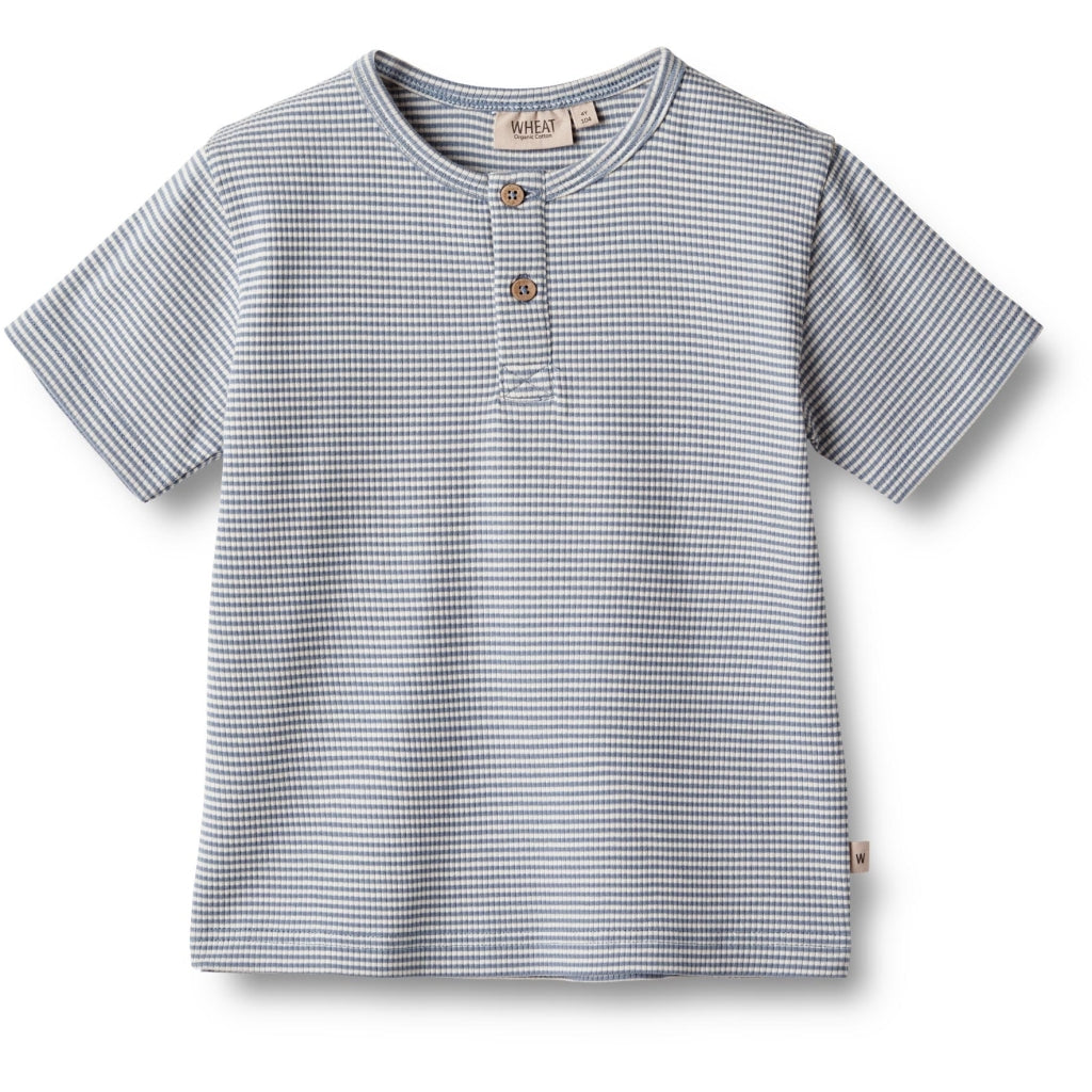 Wheat Lumi T-Shirt – Blau gestreift