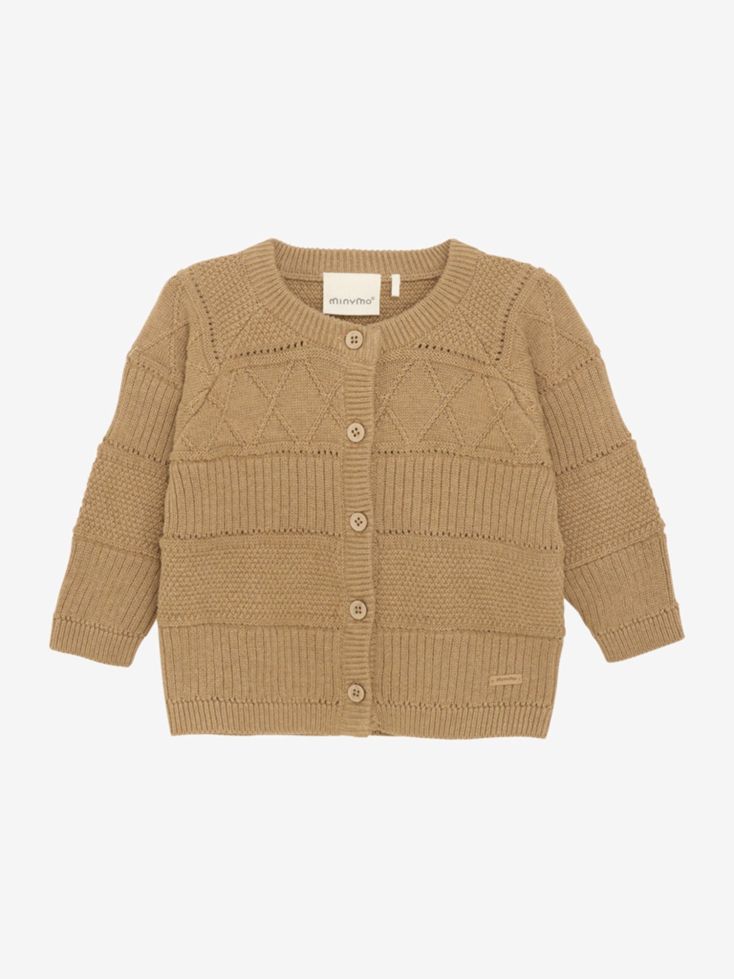 Minymo strik Cardigan - Tigers Eye