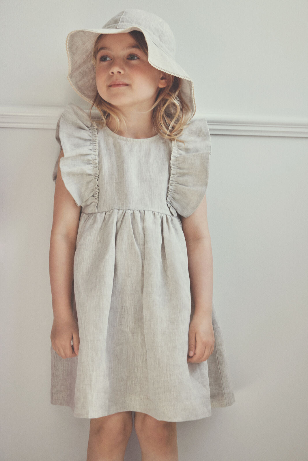 HUTTEliHUT Sommerhat Linen - Antique White