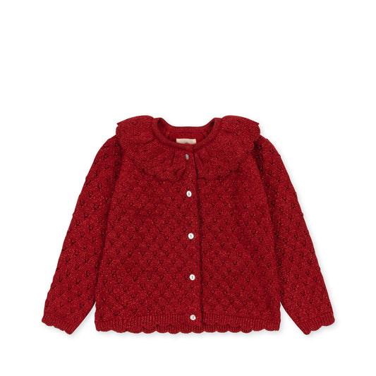 Konges Sløjd Holiday Strik Cardigan - Savy Red