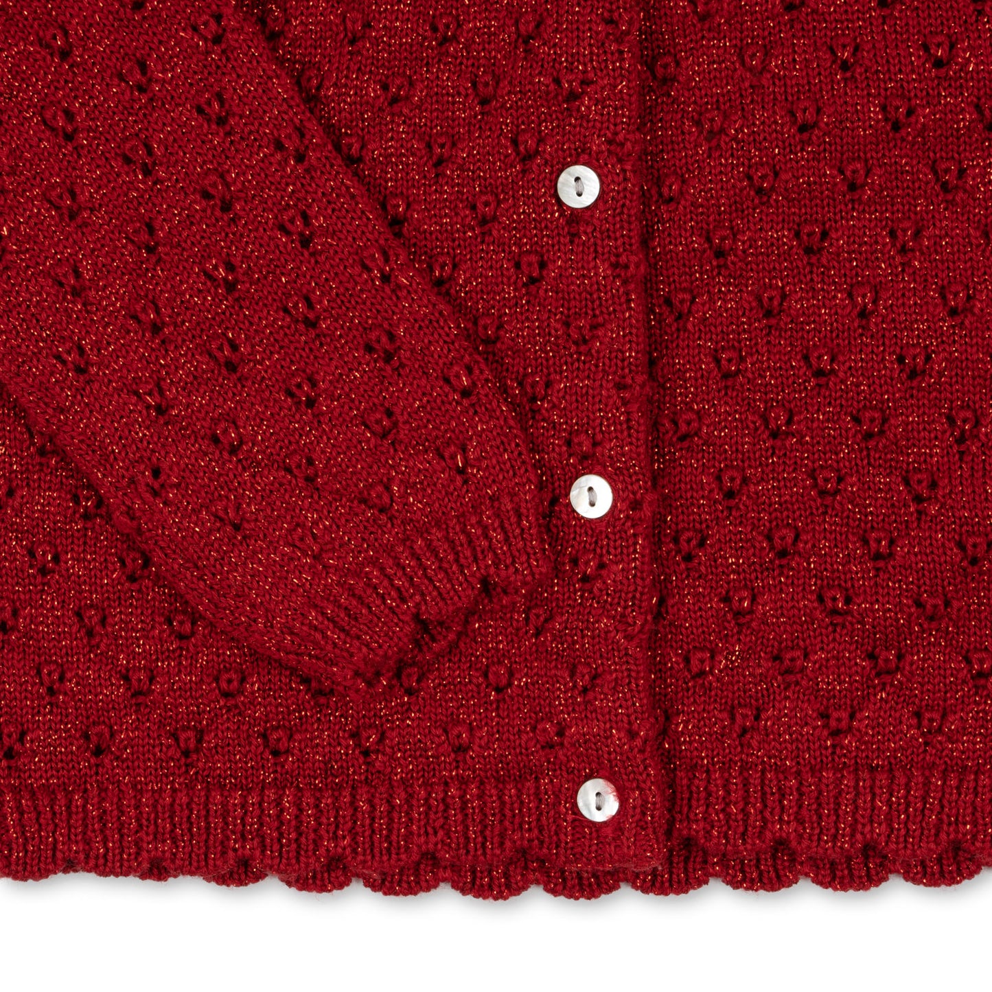 Konges Sløjd Holiday Strick-Cardigan – Savy Red