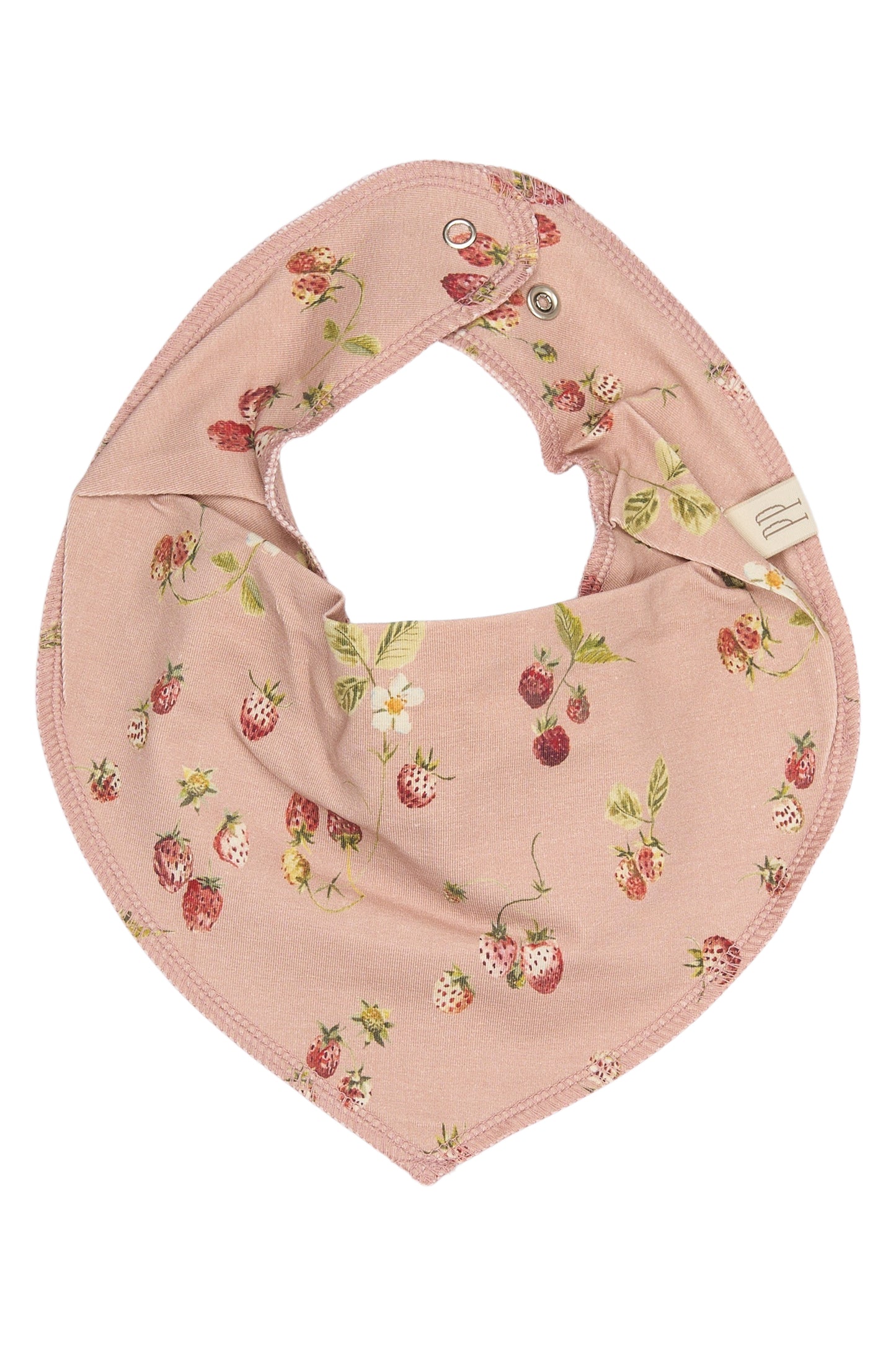 Petit Piao 3 pak Bibs - Dusty Rose Striped