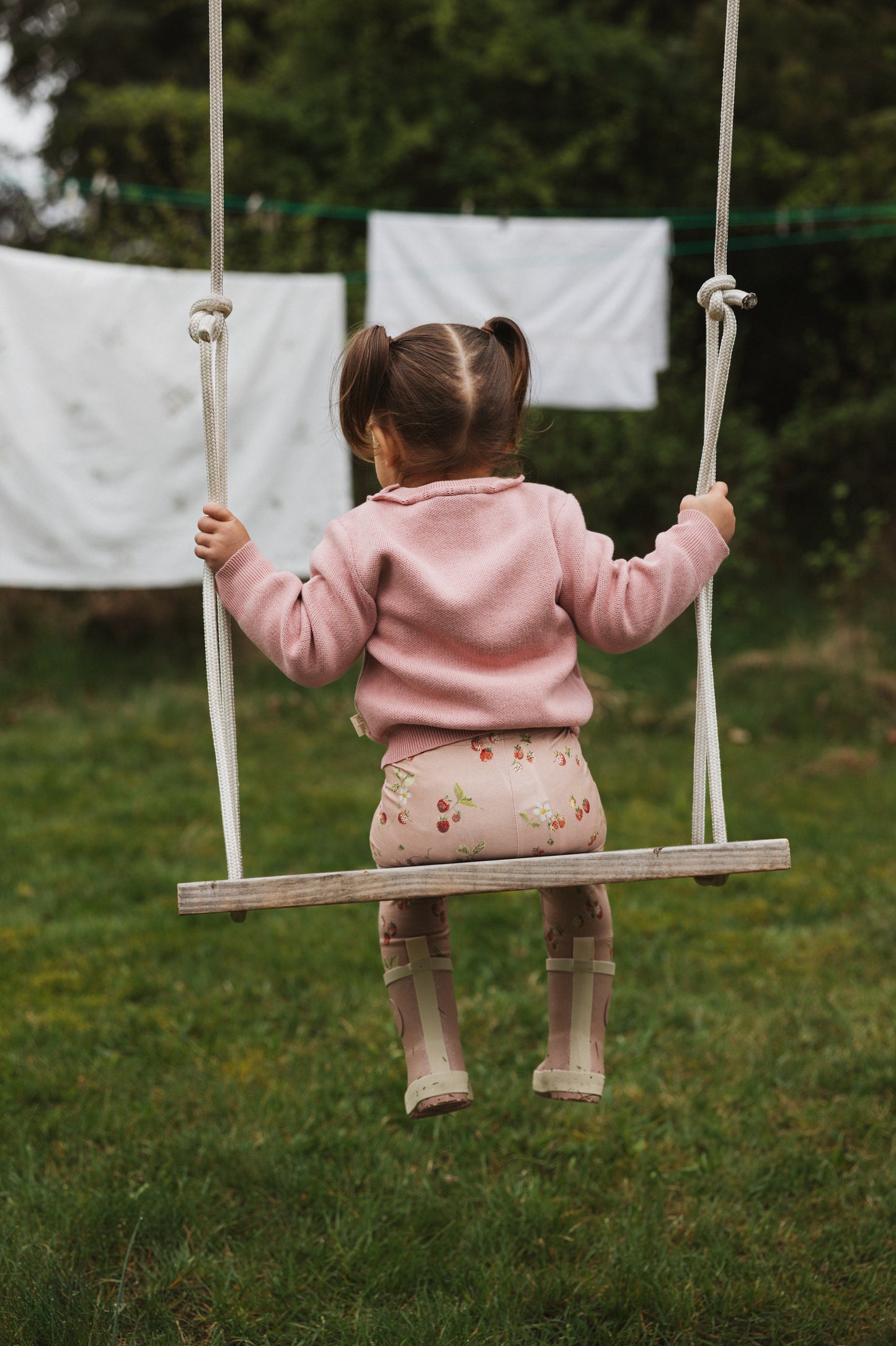 Petit Piao Star Leggings - Misty Rose Strawberry