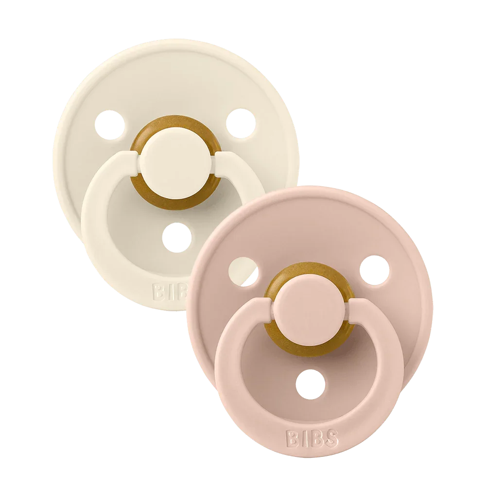BIBS Colour 2 pak Latex str.2 - Ivory/Blush