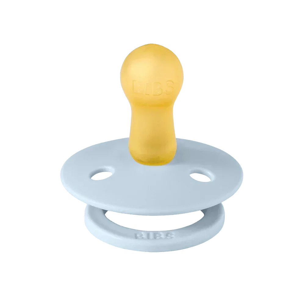 BIBS Colour, 2 pak Anatomical latex str. 2 - Iron/Baby Blue