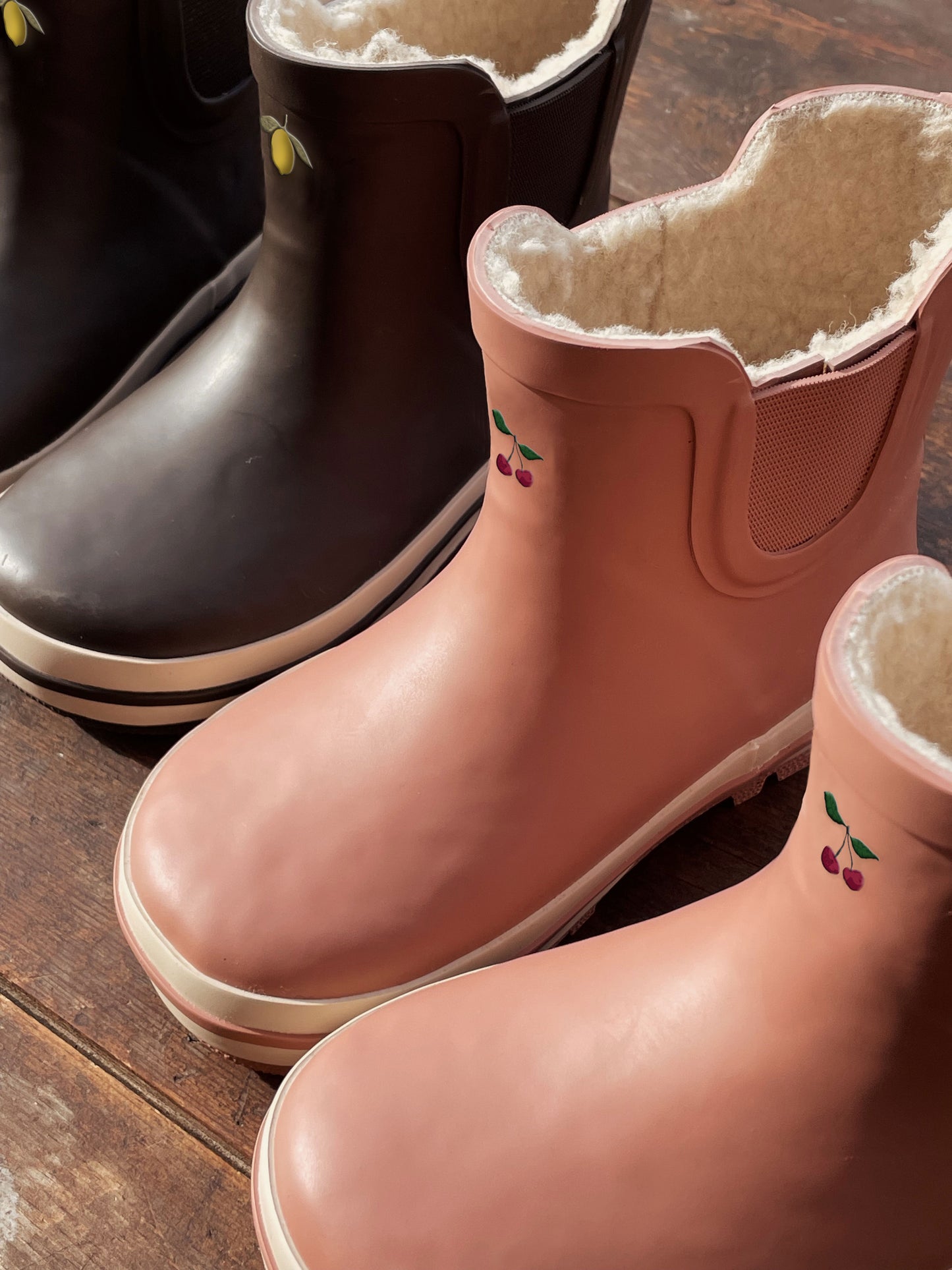 Kongens Sløjd Roi Rain Gummistøvler Low - Cameo Brown