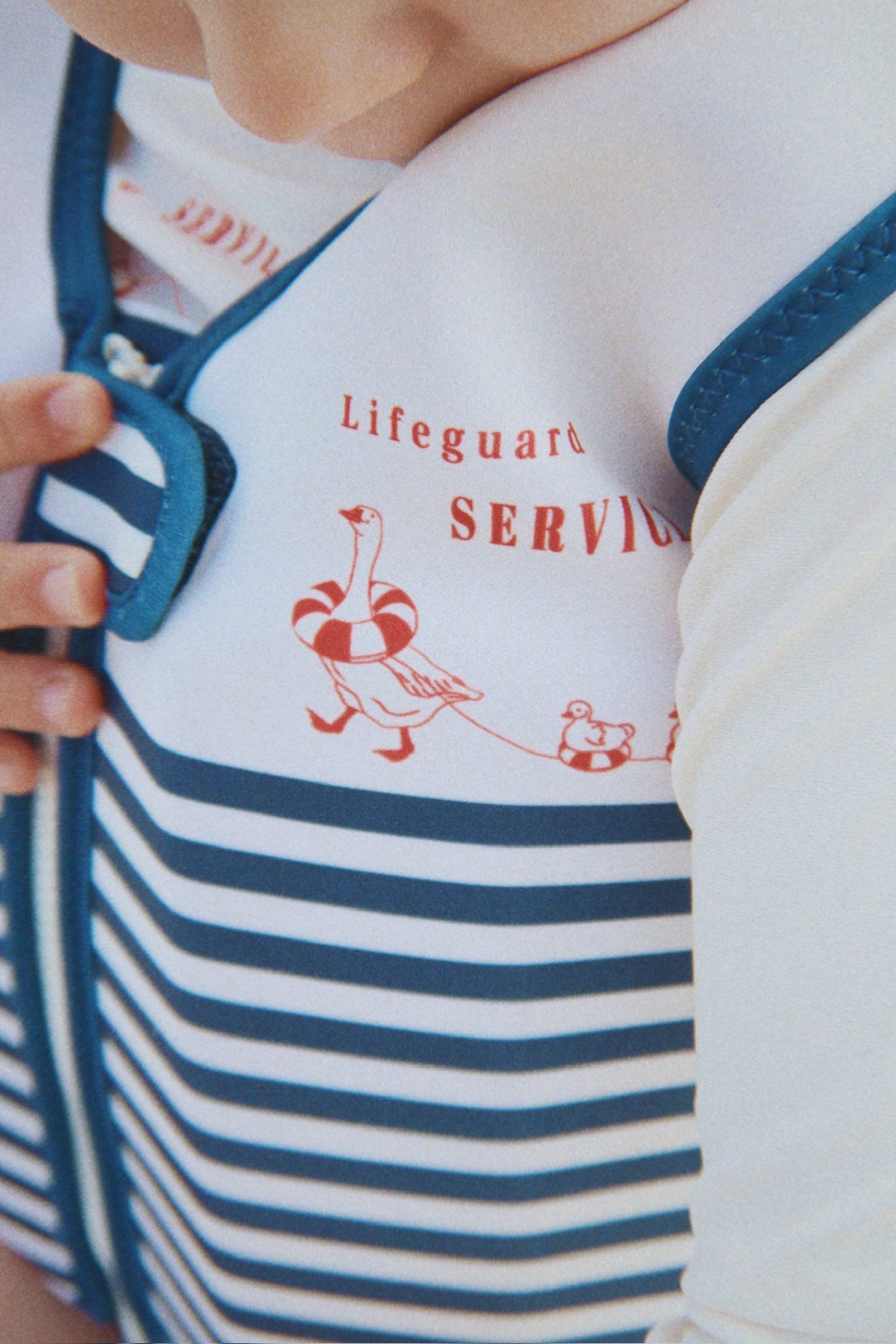 Konges Sløjd ELLIS SWIM VEST - MARIN STRIPE