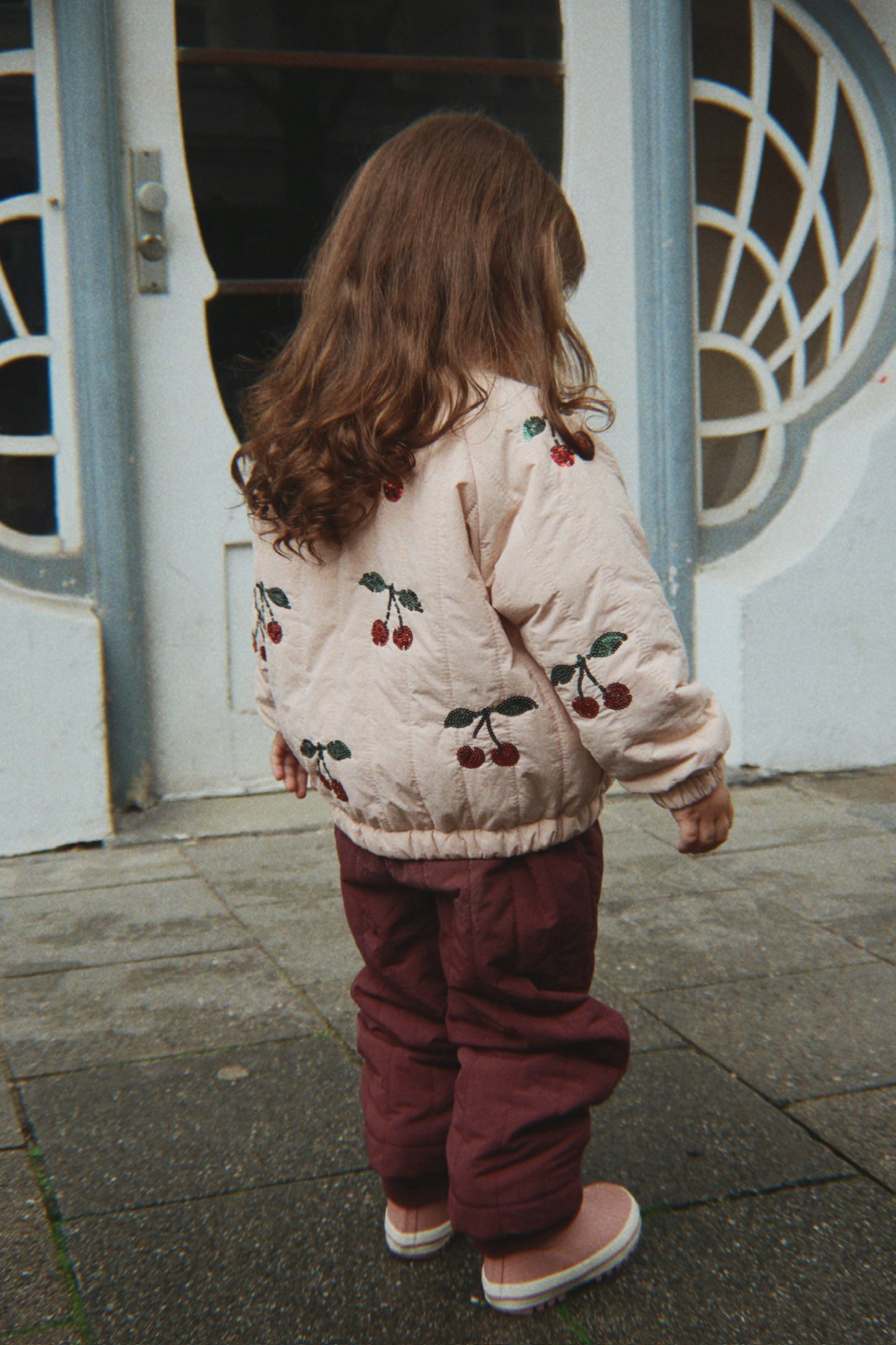 Konges Sløjd JUNO SEQUIN BOMBER JAKKE - CAMEO ROSE