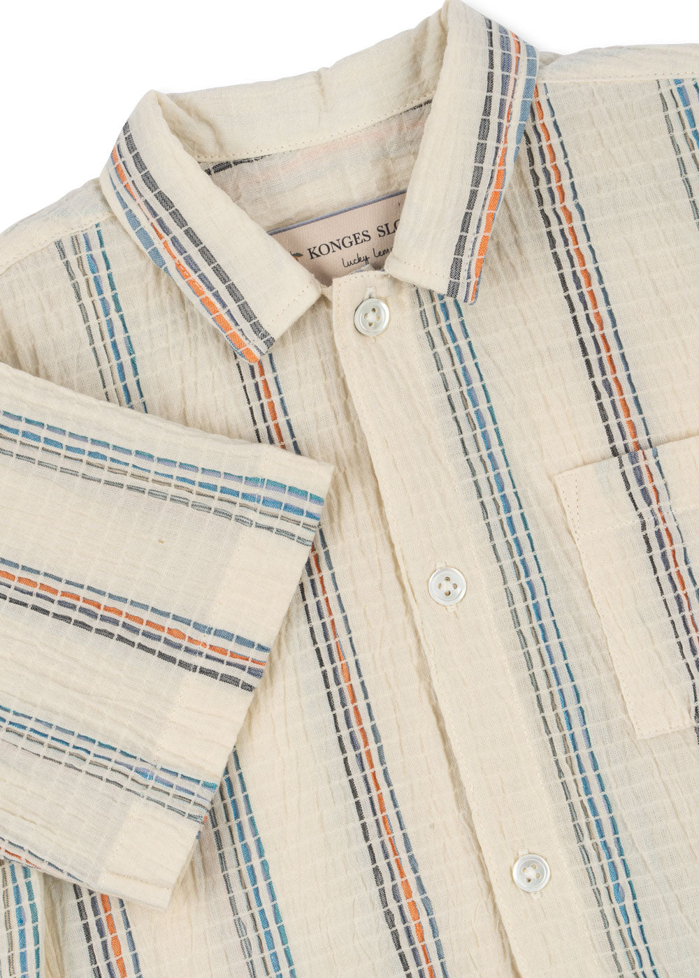Konges Sløjd VINCENT SKJORTE SS - ANTIQUE WHITE