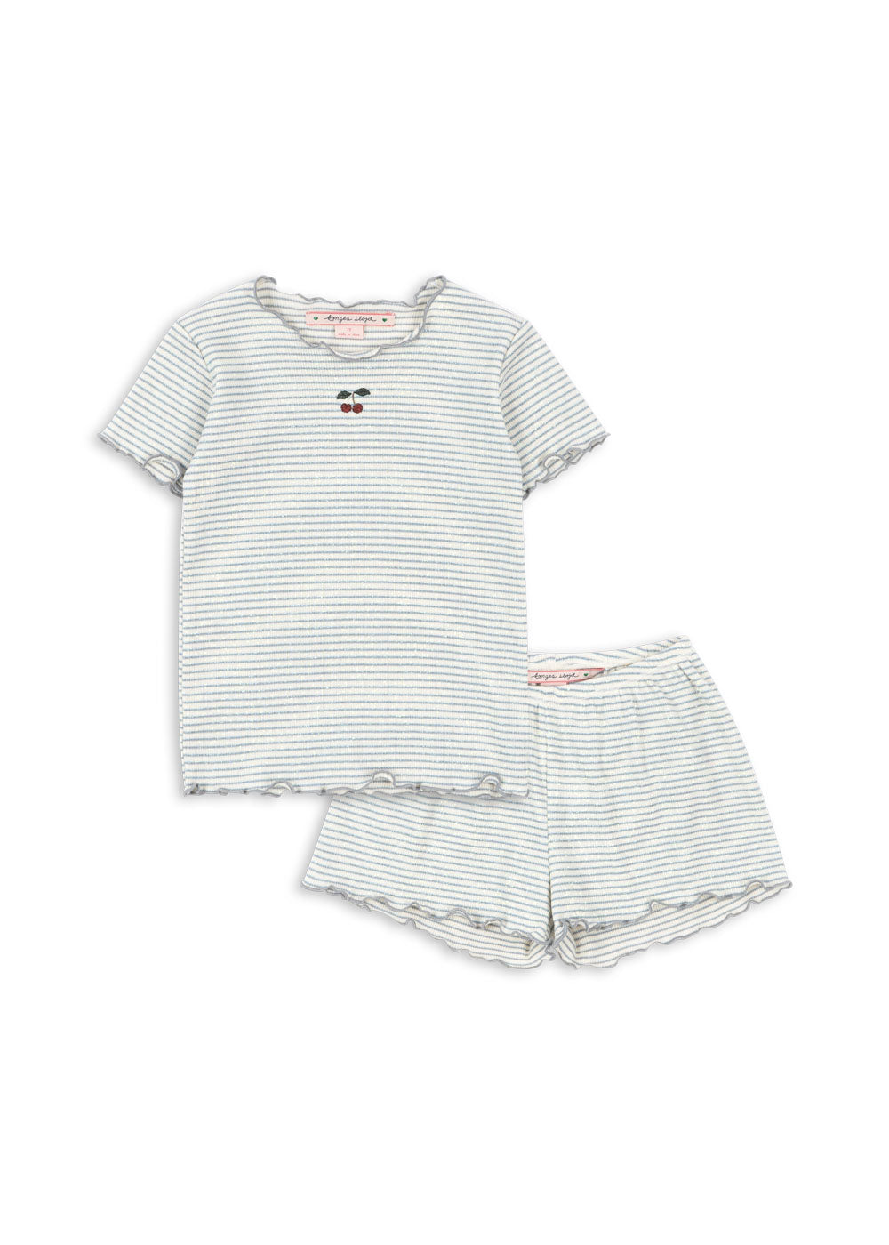 Konges Sløjd ROLI T-SHIRT & SHORTS SÆT - SLEET STRIPE