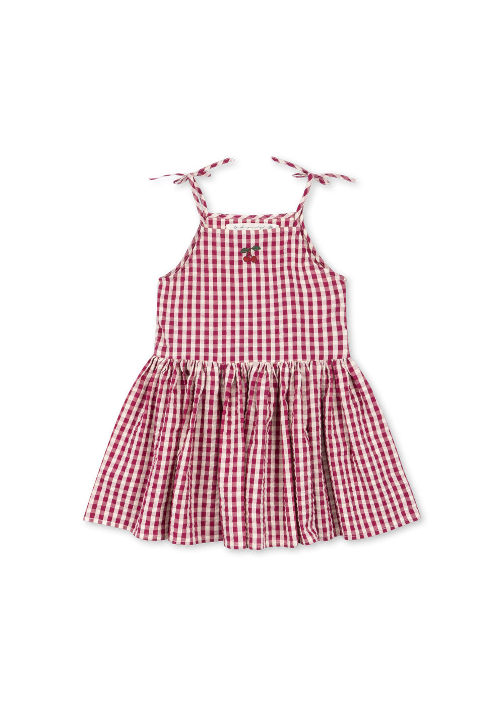 Konges Sløjd ISOTTA KJOLE - RASPBERRY CHECK