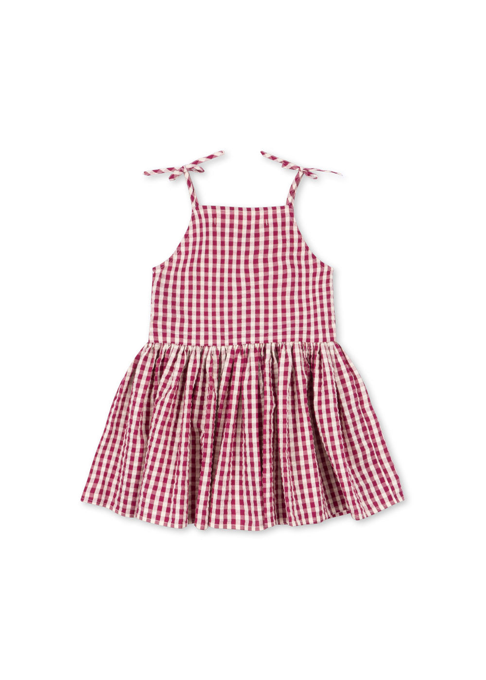 Konges Sløjd ISOTTA KJOLE - RASPBERRY CHECK