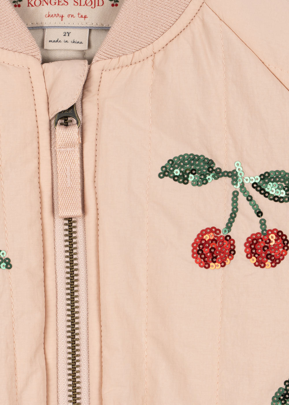 Konges Sløjd JUNO SEQUIN BOMBER JAKKE - CAMEO ROSE