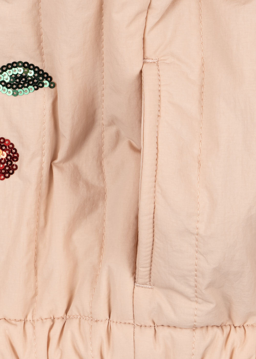 Konges Sløjd JUNO SEQUIN BOMBER JAKKE - CAMEO ROSE