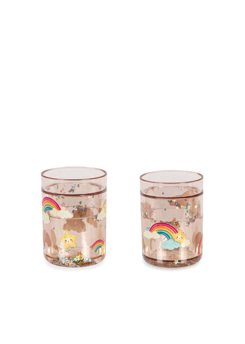 Konges Sløjd 2 PAK GLITTER KOP - RAINBOW