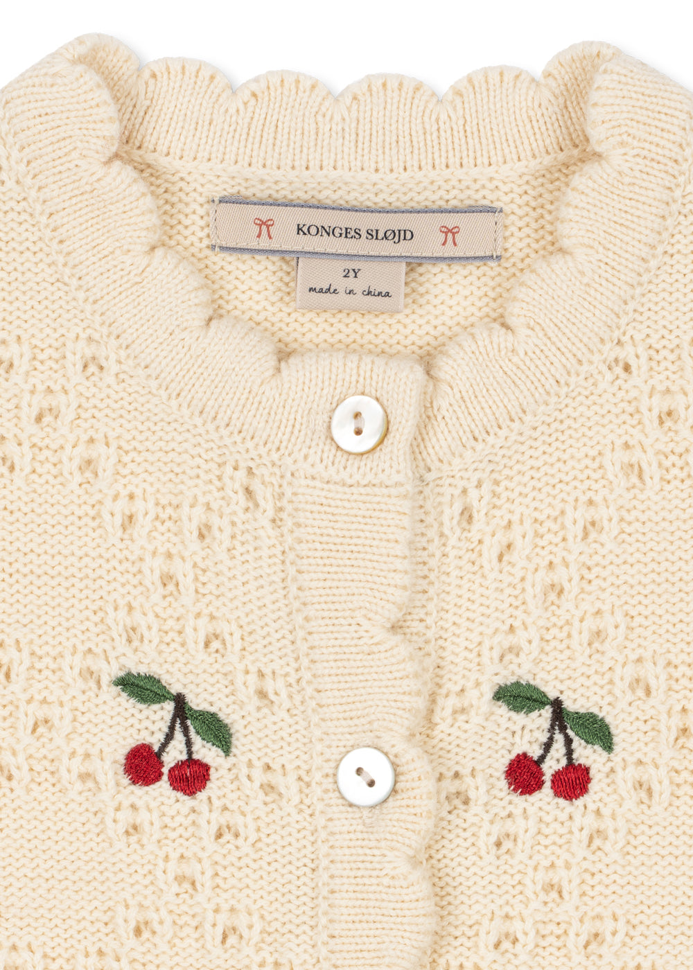 Konges Sløjd COCOLO CARDIGAN - BUTTERCREAM