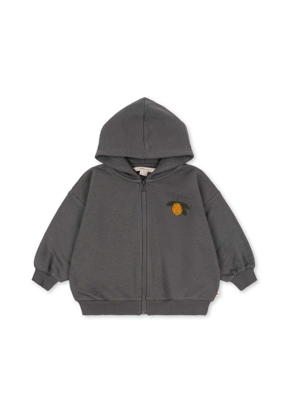 Konges Sløjd LOU SWEATSHIRT MED LYNLÅS - MAGNET
