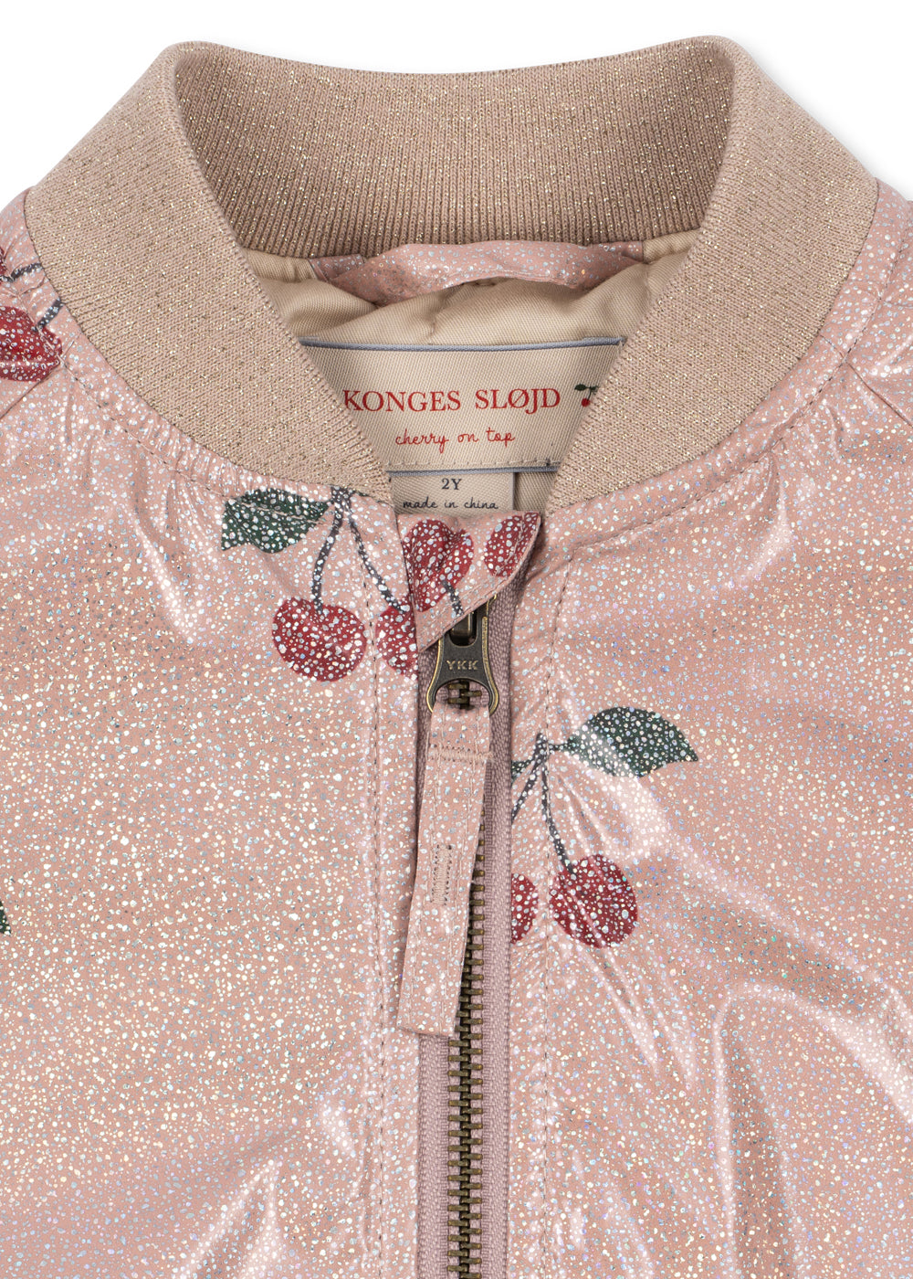 Konges Sløjd JUNO SPARKLE BOMBER JAKKE - MA GRANDE CERISE
