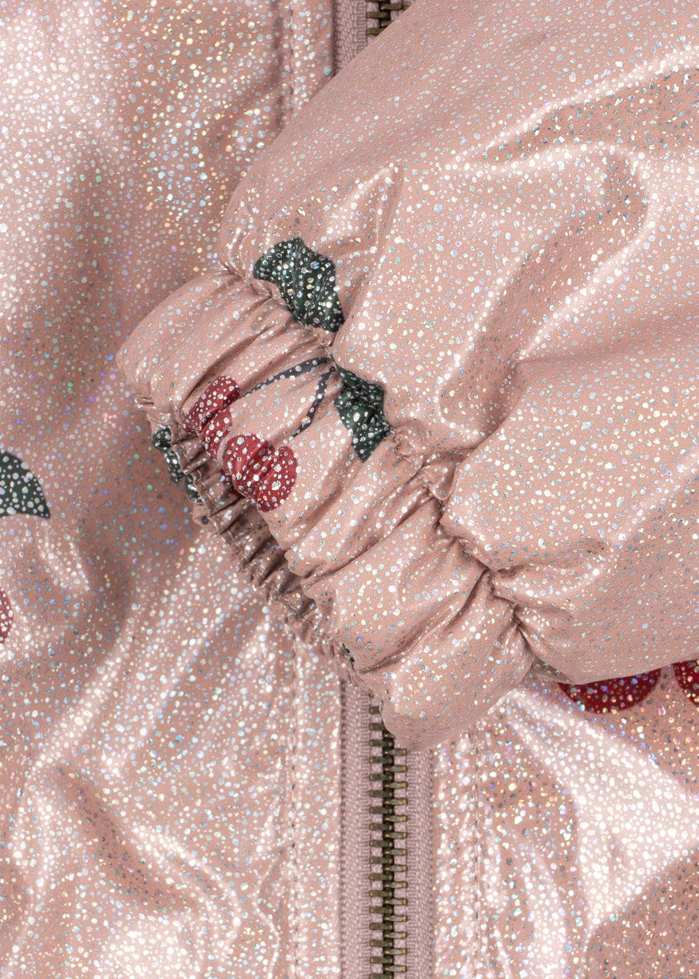 Konges Sløjd JUNO SPARKLE BOMBER JAKKE - MA GRANDE CERISE