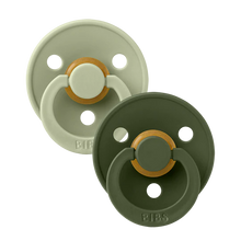 Indlæs billede til gallerivisning Bibs colour 2 pak size 1 - Sage/Hunter Green
