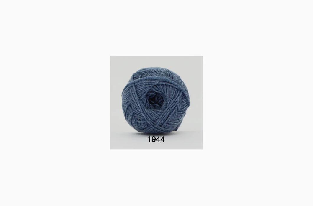 Hjerte Extrafine merino 150 - Jeans Blå