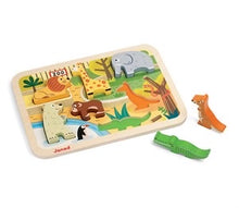 Lade das Bild in den Galerie-Viewer, Janod-Baum-Puzzle - Zoo
