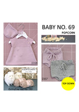 Indlæs billede til gallerivisning Hjerte Baby/børnehæfte nr. 69  Popcorn - Str. 0m - 3år
