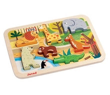 Lade das Bild in den Galerie-Viewer, Janod-Baum-Puzzle - Zoo
