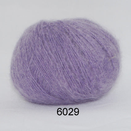 Hjerte Light Mohair - Lilla