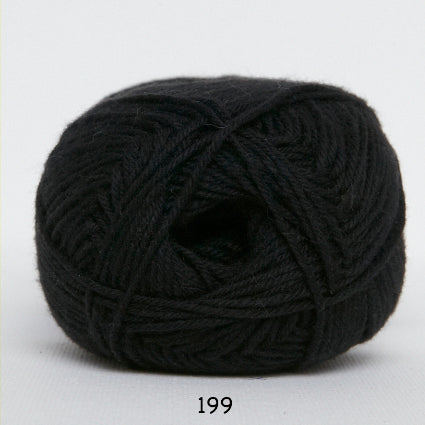 Hjerte Cotton 8 Anti pilling - Sort