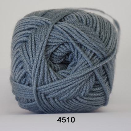 Hjerte Extrafine Merino 150 - Støvet blå