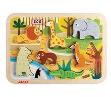 Lade das Bild in den Galerie-Viewer, Janod-Baum-Puzzle - Zoo
