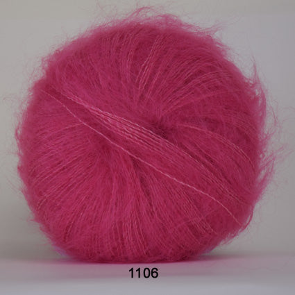 Herz Seiden-Kidmohair - Rosa