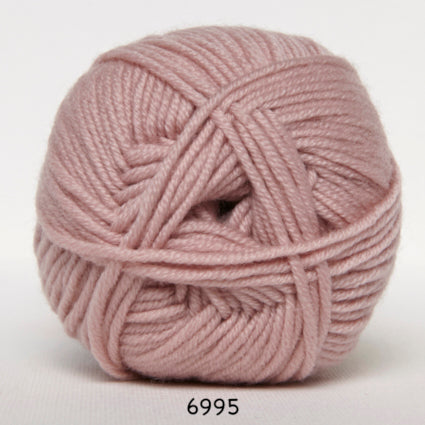 Herz-Merino-Baumwolle - Rosa