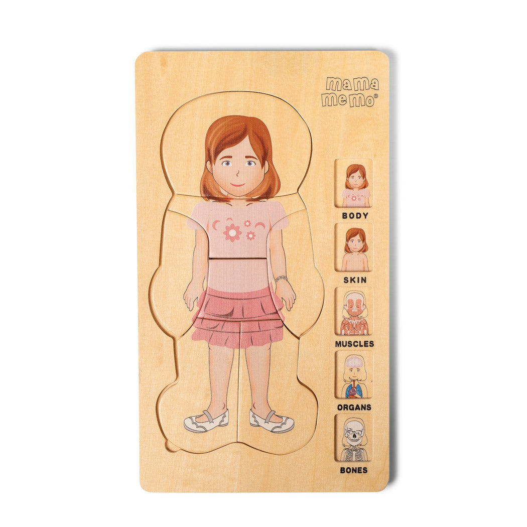 MAMAMEMO My Body Puzzle - Mädchen